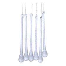GLASS S/6 XMAS HANGING DCOR - 202-5600001