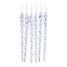 GLASS S/6 XMAS HANGING DCOR - 202-5600002