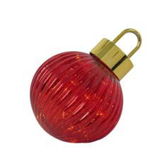 GLASS XMAS BALL W/LIGHT - 202-5600055B