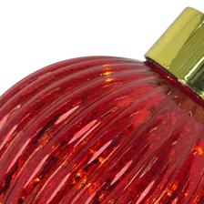 GLASS XMAS BALL W/LIGHT - 202-5600055B