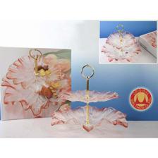 SYLVIA SAT/ROSE FRUT 2PIS 25CM - 220-2393