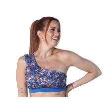 PRINTED ONE SHOULDER BRA - 302-0400319