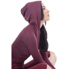 SEAMLESS HOODED SWEATER XS/S - 302-0500002