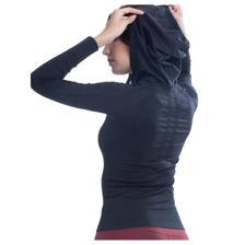 SEAMLESS HOODED SWEATER XS/S - 302-0500003