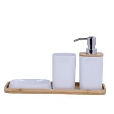 JG DISPENSADOR/VASO P/BAÑO 4PZ - 351-010029