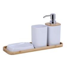 JG DISPENSADOR/VASO P/BAÑO 4PZ - 351-010029