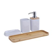 JG DISPENSADOR/VASO P/BAÑO 4PZ - 351-010029