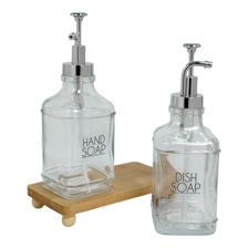 BATHROOM SET WITH BAMBOO TRAY - 351-820012