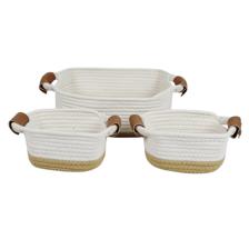 CESTA DE KG D/TELA 3 PEÇAS 20X29X12CM - 352-610021