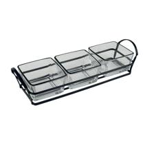 SET/3 GLASS SNACK BOWL - 353-210003
