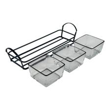 SET/3 GLASS SNACK BOWL - 353-210003