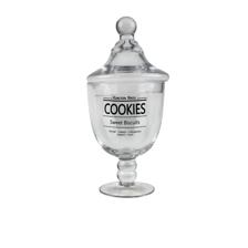 GLASS JAR WITH STAND H30.5CM - 353-210007