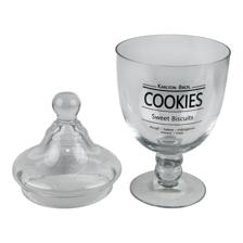 GLASS JAR WITH STAND H30.5CM - 353-210007