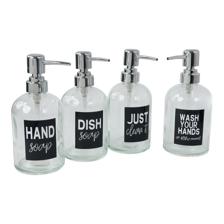 GLASS SOAP DISPENSER - 354-130006