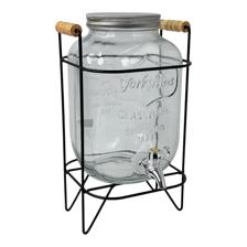 POTES DE VIDRO DE JARRO COM SUPORTE 2 - 354-130026