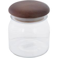 Gass storage jar with wooden lid - 411-065094