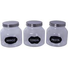CONTAINERS WITH LID 3 ASST 2000ML 1 - 411-135285