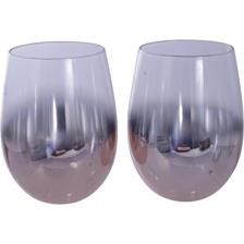 SET OF 2 STEMLESS WINE GLASS - 411-965111