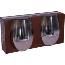 SET OF 2 STEMLESS WINE GLASS - 411-965111