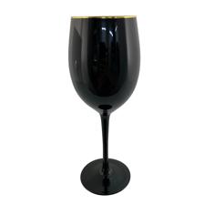SET OF 2 WINE GLASS WITH GOLDRIM - 411-965177