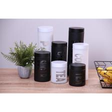 PASTA  GLASS  JAR WITH METAL L - 412-082639