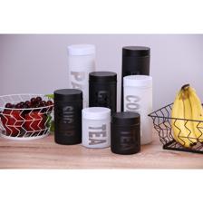 SUGAR GLASS JAR  WITH MATAL LI - 412-082644