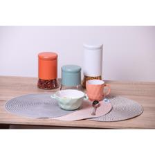 S/S SLEEVE COATED GLASS JAR - 412-62234