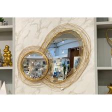 METAL MIRROR WITH FLAT GLASS - 412-890157