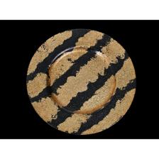 GOLD FOIL GLASS POINT CHARGERS - 412-900112