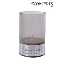 VELA C/VASO LED BAT D4.8x7.5cm - 415-651150