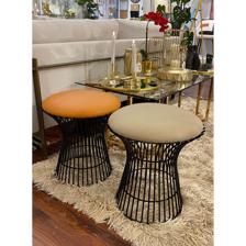 STOOL WITH PU CUSHION - 422-280082