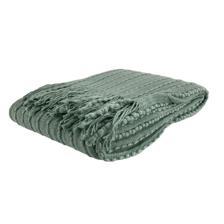 KNITTED THROW 127X152CM+10CM - 426-66400