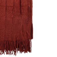 KNITTED THROW +10CM - 426-66730