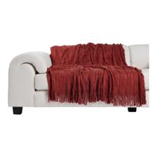 KNITTED THROW +10CM - 426-66730