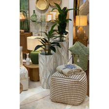 ALMOFADA DE COURO DE 50X30CM - 427-14330