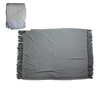 280GSM SOLID FLANNEL FRINGE BL - 427-19030