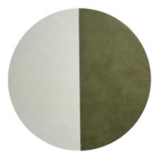 PVC FAUX LEATHER PLACEMAT DIA38CM - 427-36149