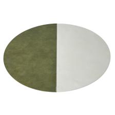 PVC FAUX LEATHER PLACEMAT DIA38CM - 427-36149