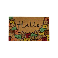 15MM - Vinyl backed Coir mat(VBC)  Natural Printed Rectangul - 427-4001203