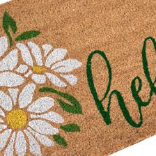 15MM - Vinyl backed Coir mat(VBC) Natural Printed Rectangul - 427-4001292