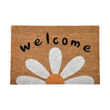 15MM - Vinyl backed Coir mat(VBC)  Natural Printed Rectangul - 427-4001294