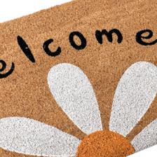 15MM - Vinyl backed Coir mat(VBC)  Natural Printed Rectangul - 427-4001294