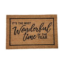 15MM - Vinyl backed Coir mat(VBC)  Natural Printed Rectangul - 427-4001296