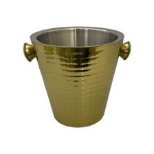 DOUBLE WALLED CHAMPAGNE BUCKETW/ SQUARED PATTERN - 428-4600147