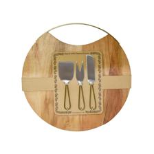 cheese board with cheese set - 429-6000181