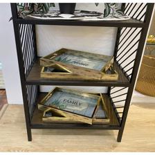 S/2 SALAD SET BAMBOO HANDLE - 429-66000028