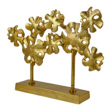 LEAF SCULPTURE  GOLD - 429-750321