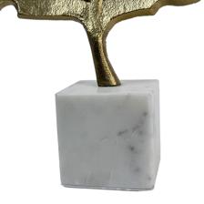 decorative leaf with marble base - 429-860034