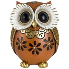 CORUJA DE DECORAÇÃO 14X9X18 CM - 437-0411063
