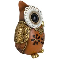 CORUJA DE DECORAÇÃO 14X9X18 CM - 437-0411063